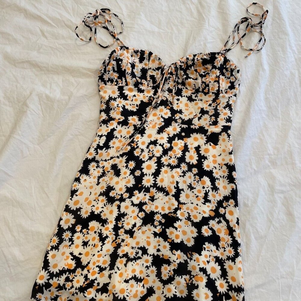 Realisation Par The Devon Dress In Flower Power Sz S 100% Silk